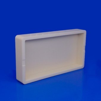 rectangular ceramic crucible