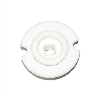 ceramic burr with flange and positioning hole