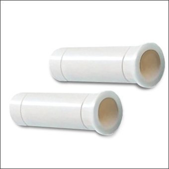 ceramic plunger with flange