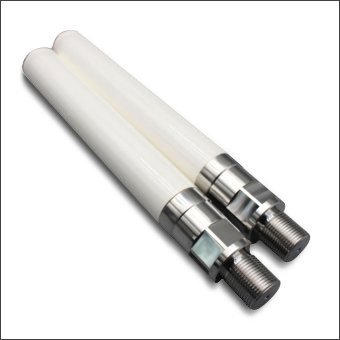 ceramic plunger with metal thread