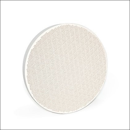 white round ceramic burner plate