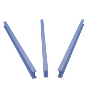 Square open semi-open zirconia tube
