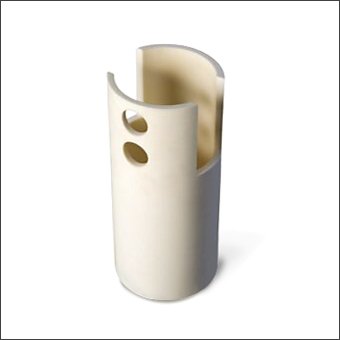 Ceramic Tube with Slots and Holes