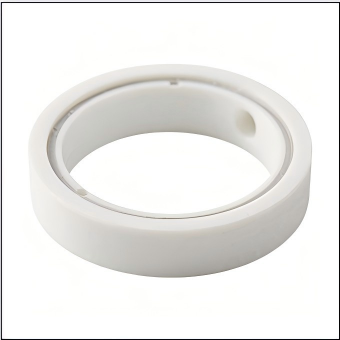 A high-purity ceramic chamber liner protecting semiconductor process equipment from corrosive plasma.
