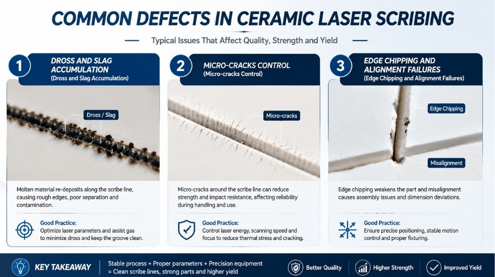 Common Defects in Ceramic Laser Scribing