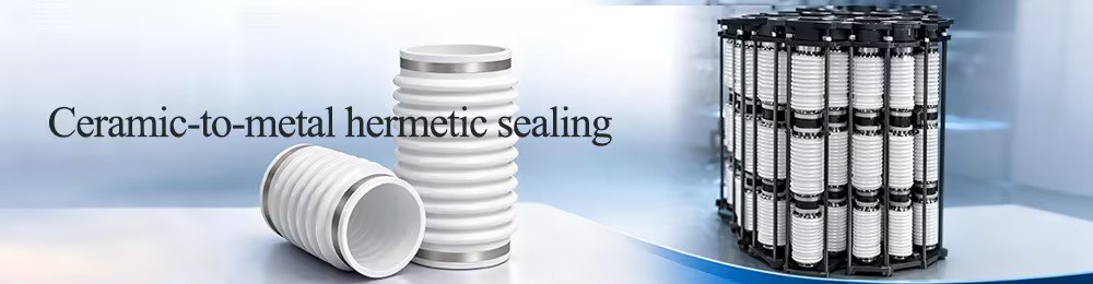ceramic-to-metal hermetic seals