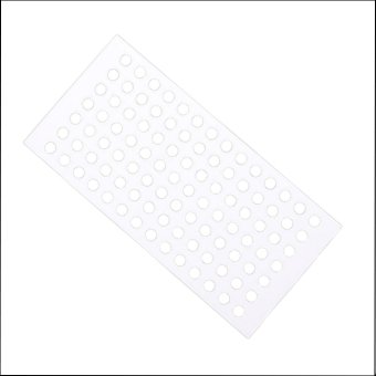 Laser-cut porous square alumina substrate