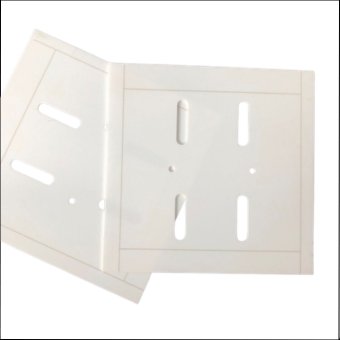 Laser-cut square alumina substrate