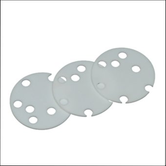 Laser cutting round alumina substrate
