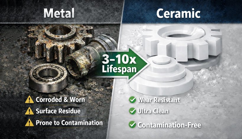 Metal vs ceramic