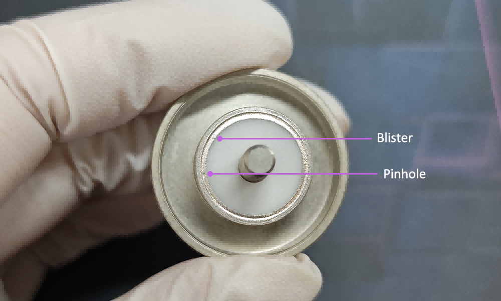 Hermetic Seal Failure - Blisters / Pinholes in the Nickel Plating Layer