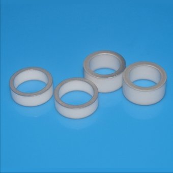 Medium-high metallized ceramic rings