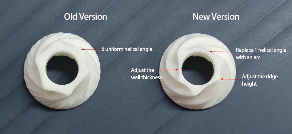 Ceramic Burr for Pepper Grinder – Helical Angle Design