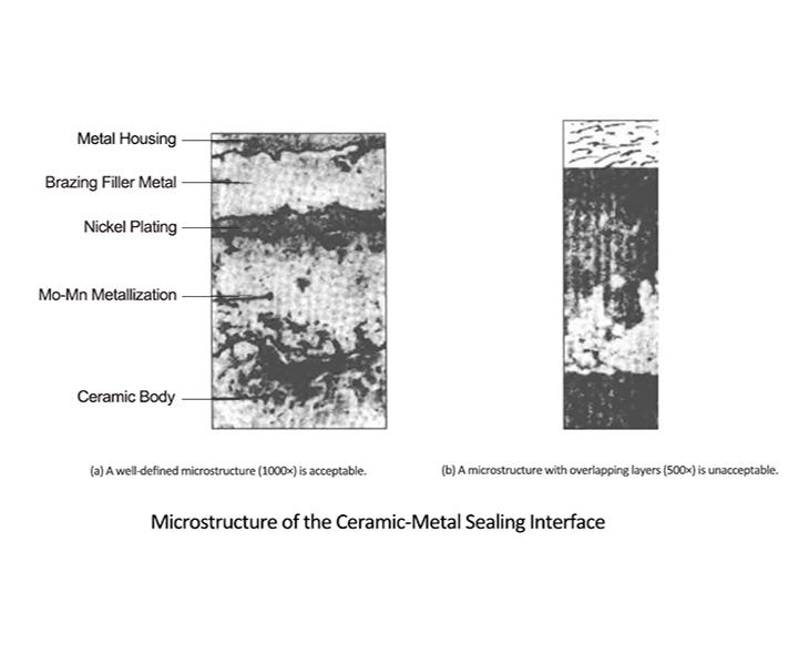 Microstructure of the Ceramic Metal Sealing Interface
