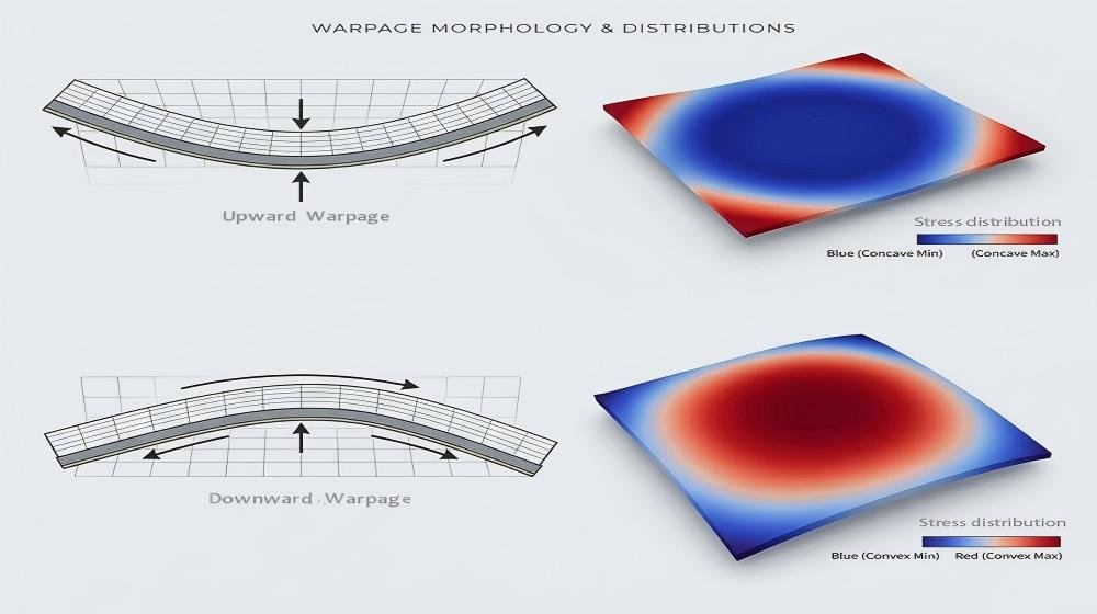 Ceramic Substrate Warpage and Stress Distribution
