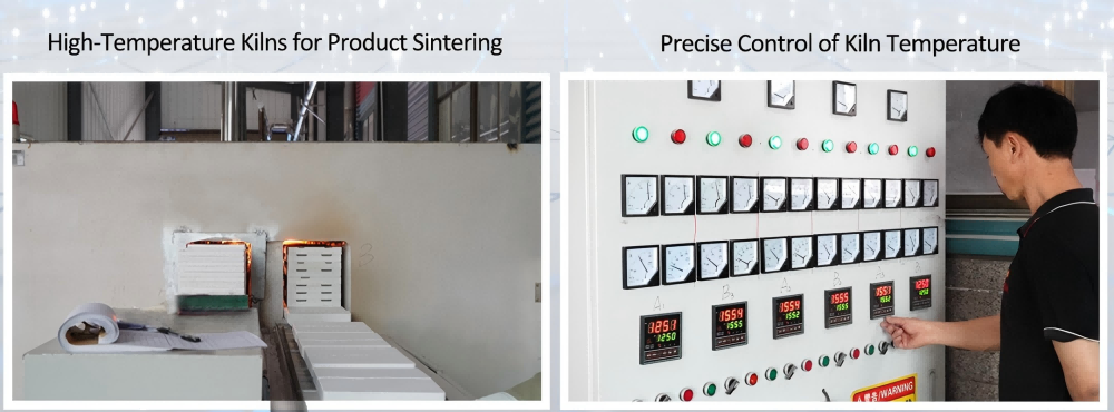 Precise Control of Production Temperature for Ceramic Setter Plates