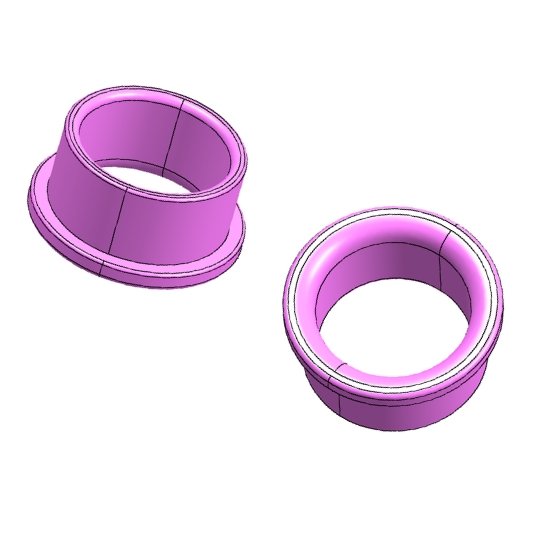 General purpose ceramic eyelet D18x10-3