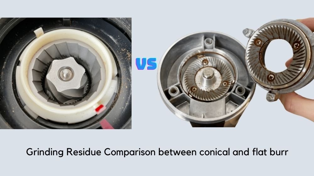 retention for ceramic conical and flat Burr
