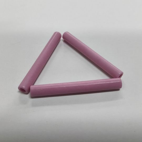 General pink 95% alumina ceramic tube-1