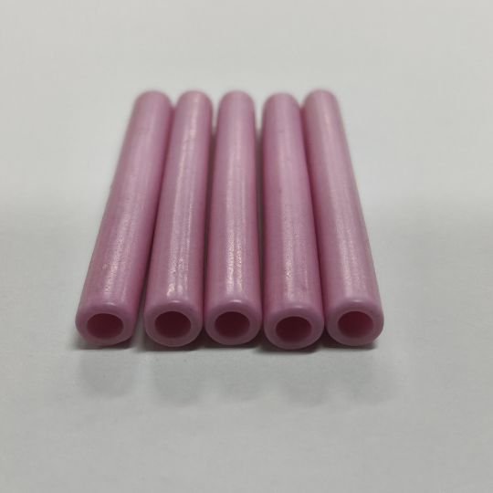 General pink 95% alumina ceramic tube-2