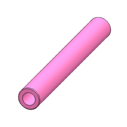 General pink 95% alumina ceramic tube-4