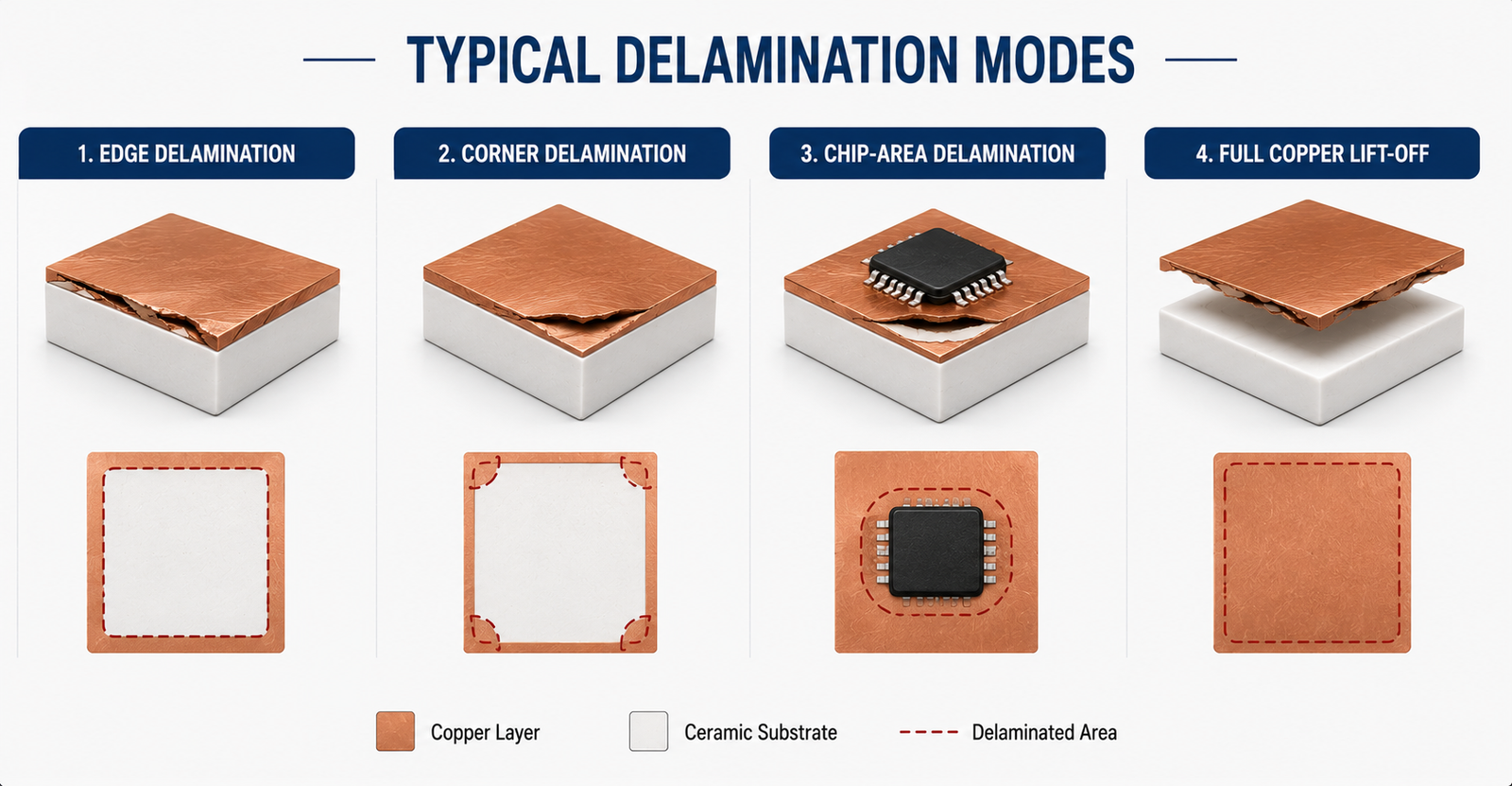 Typical Delamination Modes