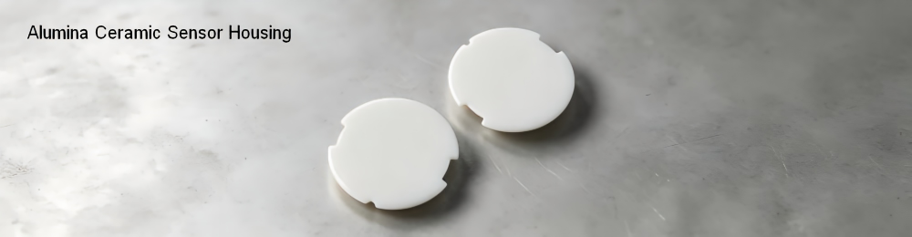Custom alumina ceramic sensor housing components