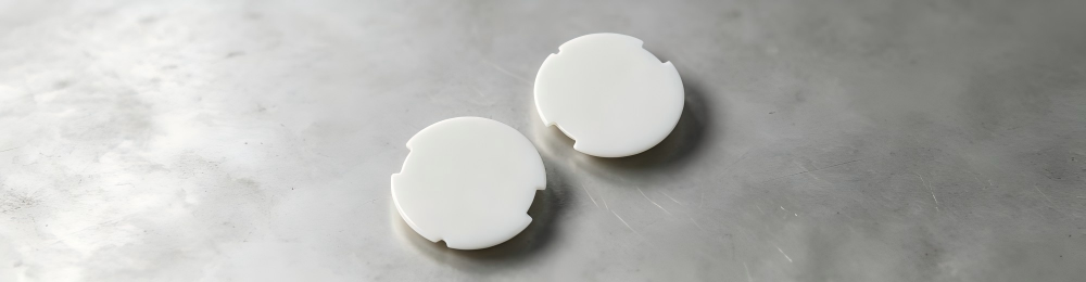 Custom alumina ceramic sensor housing components