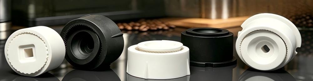 Ceramic burrs with different structural designs
