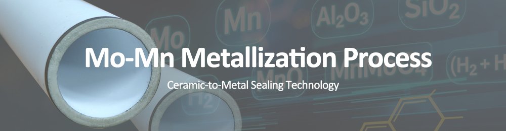 Mo-Mn metallization process for ceramic-to-metal sealing applications