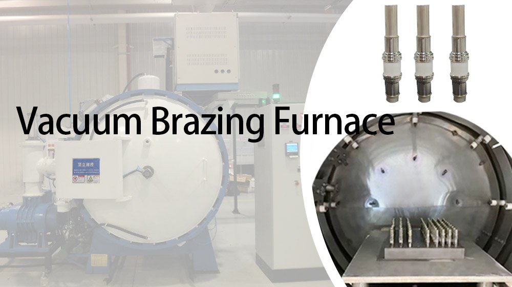 Vacuum brazing furnace used for ceramic-to-metal sealing of vacuum feedthrough components