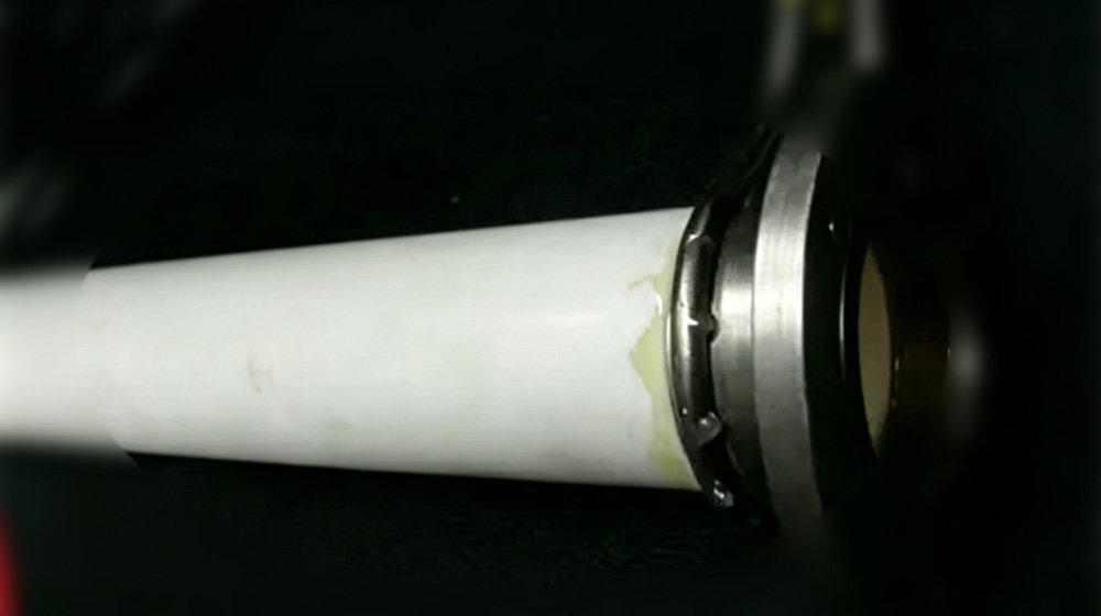Alumina ceramic furnace tube used in high-temperature applications