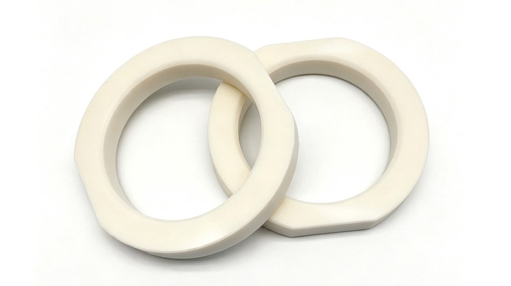 Alumina ceramic seal ring for wear resistance and impact applications