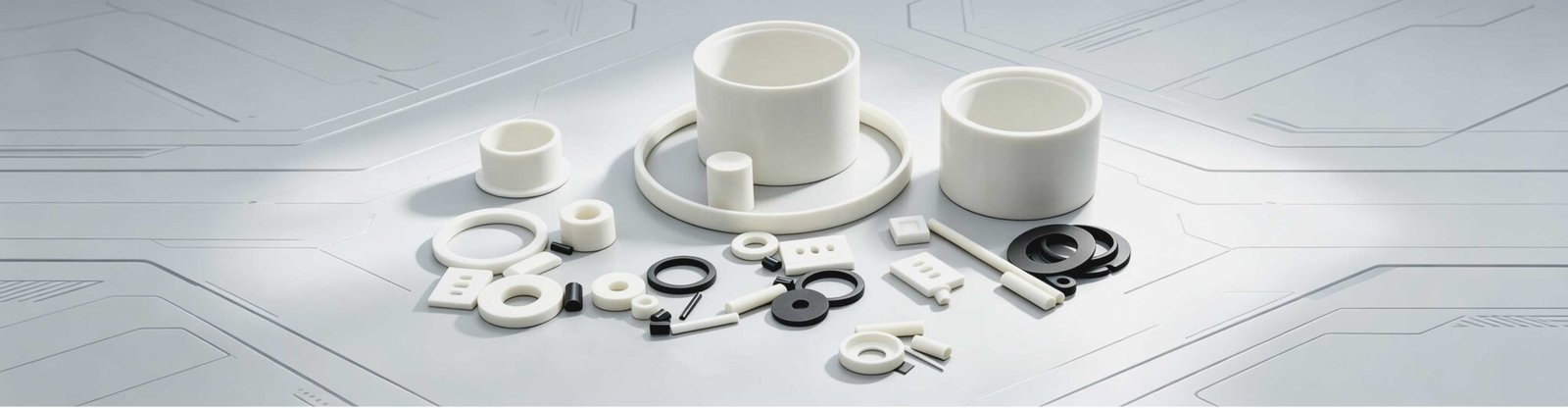 Engineering ceramic components for material selection and design applications
